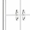 vidaXL Shower Door Clear ESG 91x190 cm