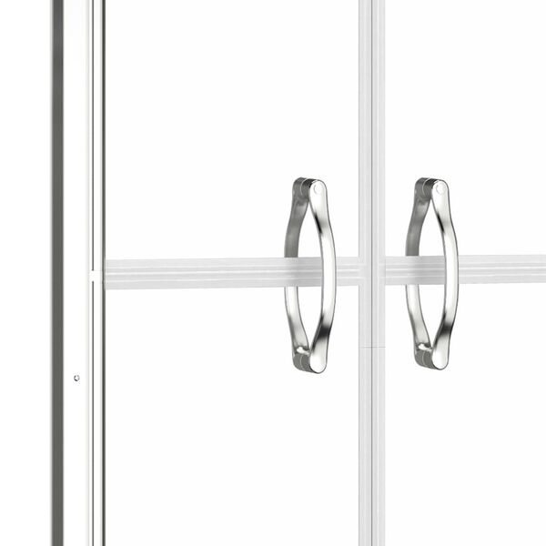 vidaXL Shower Door Clear ESG 91x190 cm