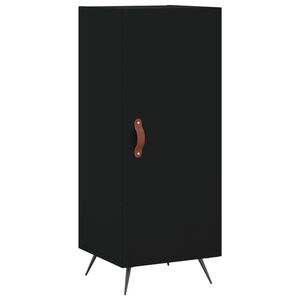 vidaXL Sideboard Black 34.5x34x90 cm Engineered Wood