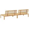 vidaXL Garden Pallet Middle Sofas 2 pcs Solid Wood Acacia