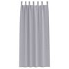 vidaXL Blackout Curtains with Rings 2 pcs Metal Grey 225 x 140 cm