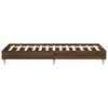 vidaXL Bed Frame No Mattress Brown Oak 90x200 cm Engineered Wood