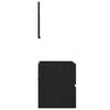 vidaXL Bathroom Cabinet Black Oak 41 x 38.5 x 45 cm Engineered Wood