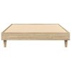 vidaXL Bed Frame without Mattress Sonoma Oak 90x200 cm Engineered Wood