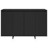 vidaXL Sideboard Black 120x41x75 cm Engineered Wood