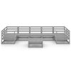 vidaXL 8 Piece Garden Lounge Set Solid Pinewood