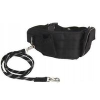 Pets Collection Dog Leash with Hip Band Large Black