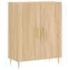 vidaXL Sideboard Sonoma Oak 69,5x34x90 cm Engineered Wood