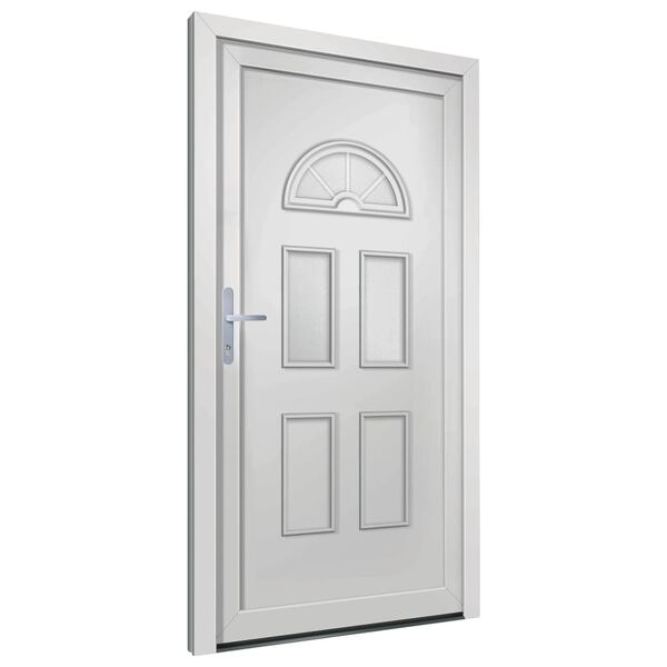 vidaXL Front Door White 88x208 cm PVC