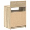 vidaXL Bedside Cabinet with 2 Drawers Sonoma Oak 40x33x60 cm