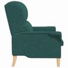 vidaXL Armchair Dark green 76 x 94 x 102 cm Fabric