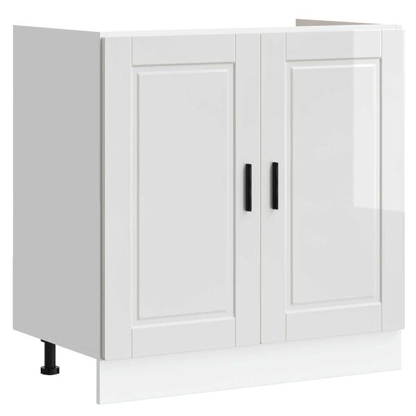 vidaXL Sink Base Cabinet Porto White 80 x 46 x 81.5 cm Engineered wood