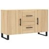 vidaXL Sideboard Sonoma Oak 100x36x60 cm Engineered Wood