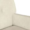 vidaXL Chesterfield Bench Cream 112 x 65.5 x 75 cm Velvet