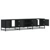 vidaXL TV Cabinet Black 180x35x41 cm Engineered Wood