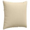 vidaXL Sofa Pillows 2 pcs Cream 80 x 80 cm Fabric