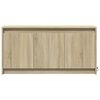 vidaXL TV Cabinet with LED Sonoma Oak 100x34x50 cm Engineered Wood