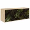 vidaXL Wall-mounted TV Cabinet ELBURG 102 x 33 x 40 cm Sonoma Oak