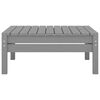 vidaXL 3 Piece Garden Lounge Set Solid Pinewood Grey