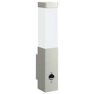 vidaXL Outdoor Wall Light Silver 10.5 x 6 x 33 cm