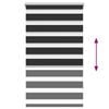 vidaXL Zebra Blind 90 x 150 cm Black