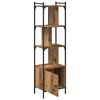 vidaXL Bookcase Old Wood 44.5 x 30 x 154.5 cm Engineered Wood