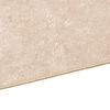 vidaXL Rug Runner MARSA Cream 100 x 80 cm Polyester and PVC
