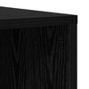 vidaXL TV Cabinet Set Wall-mounted 3 pcs Black Oak 37 x 35 x 107.5 cm
