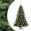 vidaXL Artificial Christmas Tree with Bauble 120 cm 150 LEDs