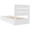 vidaXL Storage Bed with Headboard White 70 x 190 cm Engineered Wood