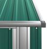 vidaXL Garden Shed Green 118.5x97x209.5 cm Galvanised Steel