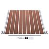vidaXL Garden Fence WPC 872x186 cm Brown