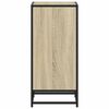 vidaXL Book Cabinet Sonoma Oak 40x35x76 cm Engineered Wood