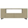 vidaXL TV Cabinet Sonoma Oak 120x35x48 cm Engineered Wood