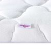 vidaXL Coconut Topper White 100 x 200 x 5 cm Jaquard Fabric