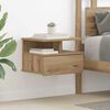 vidaXL Floating Nightstand Artisan Oak 40 x 31 x 27 cm Engineered Wood