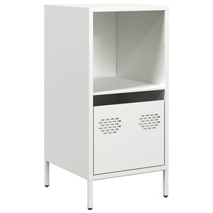 vidaXL Sideboard White 35x39x73.5 cm Cold-rolled Steel