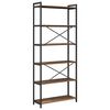 vidaXL Bookshelf Old wood 80 x 30 x 190 cm Engineered Wood