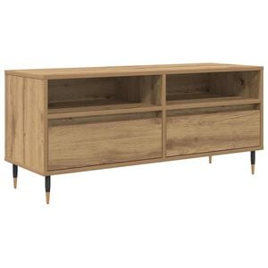 vidaXL TV Cabinet with Drawer Artisan Oak 100 x 34.5 x 44.5 cm