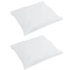 vidaXL Duvet Set with Pillow 3 pcs White Microfiber and Cotton