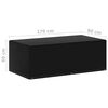 vidaXL Garden Furniture Covers 2 pcs 6 Eyelets for Gas BBQs 170x90x60 cm