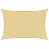 vidaXL Sun Shade Sail Sand 5x4 m 100% Polyester Oxford