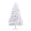vidaXL Artificial Hinged Christmas Tree with Stand White 270 cm