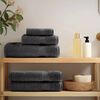 vidaXL Premium Bath Towels "SOLUND" 10 pcs Anthracite 100x150 cm 600 gsm