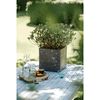 Capi Planter "Nature Row" Square 30x30x30 cm Olive Green