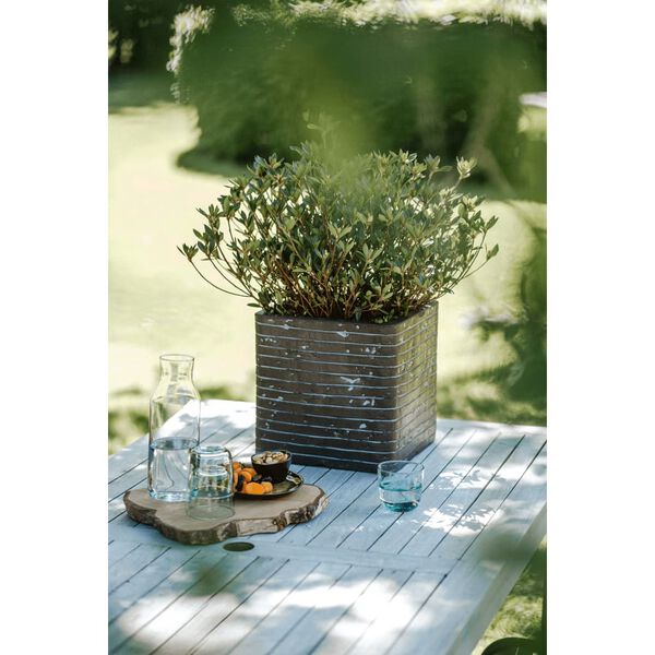 Capi Planter "Nature Row" Square 30x30x30 cm Olive Green