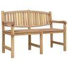 vidaXL Garden Bench 149.5x60x90 cm Solid Teak Wood
