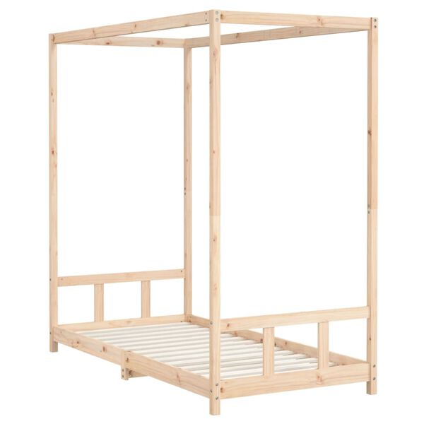 vidaXL Kids Bed Frame 90x190 cm Solid Wood Pine