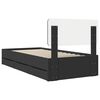 vidaXL Bed Frame with Drawer Black 75 x 190 cm Engineer Wood