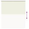 vidaXL Roller Blind Blackout Off White 140x130 cm Fabric Width 136.6 cm Polyester